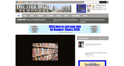 Desktop Screenshot of decaturdailydemocrat.com